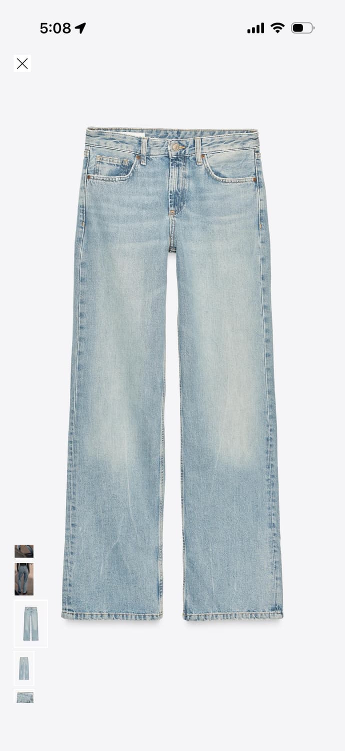 자라 미드라이즈 데님 새상품 상품이미지1