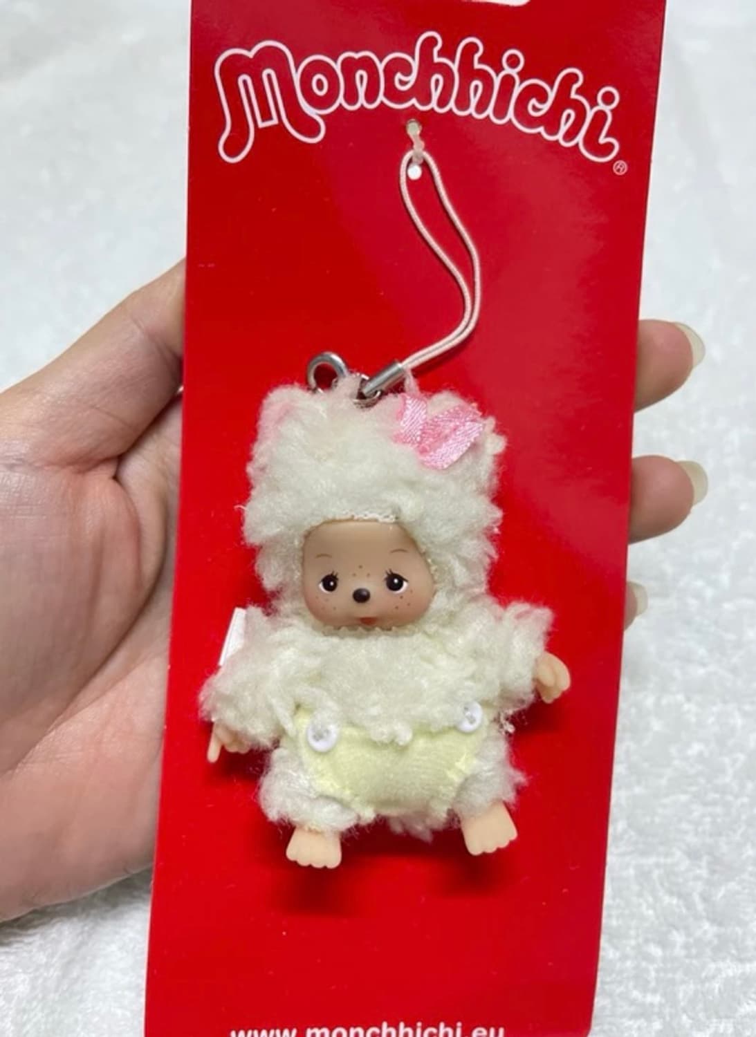 희귀 유럽 몬치치 미니 타누 키링 스트랩 상품이미지1