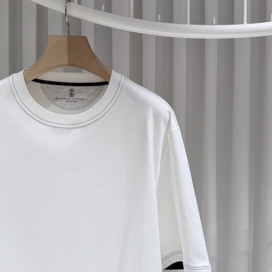 (S+/XXL) / 새상품 브루넬로쿠치넬리 크루넥 코튼 반팔 티셔츠 상품이미지4