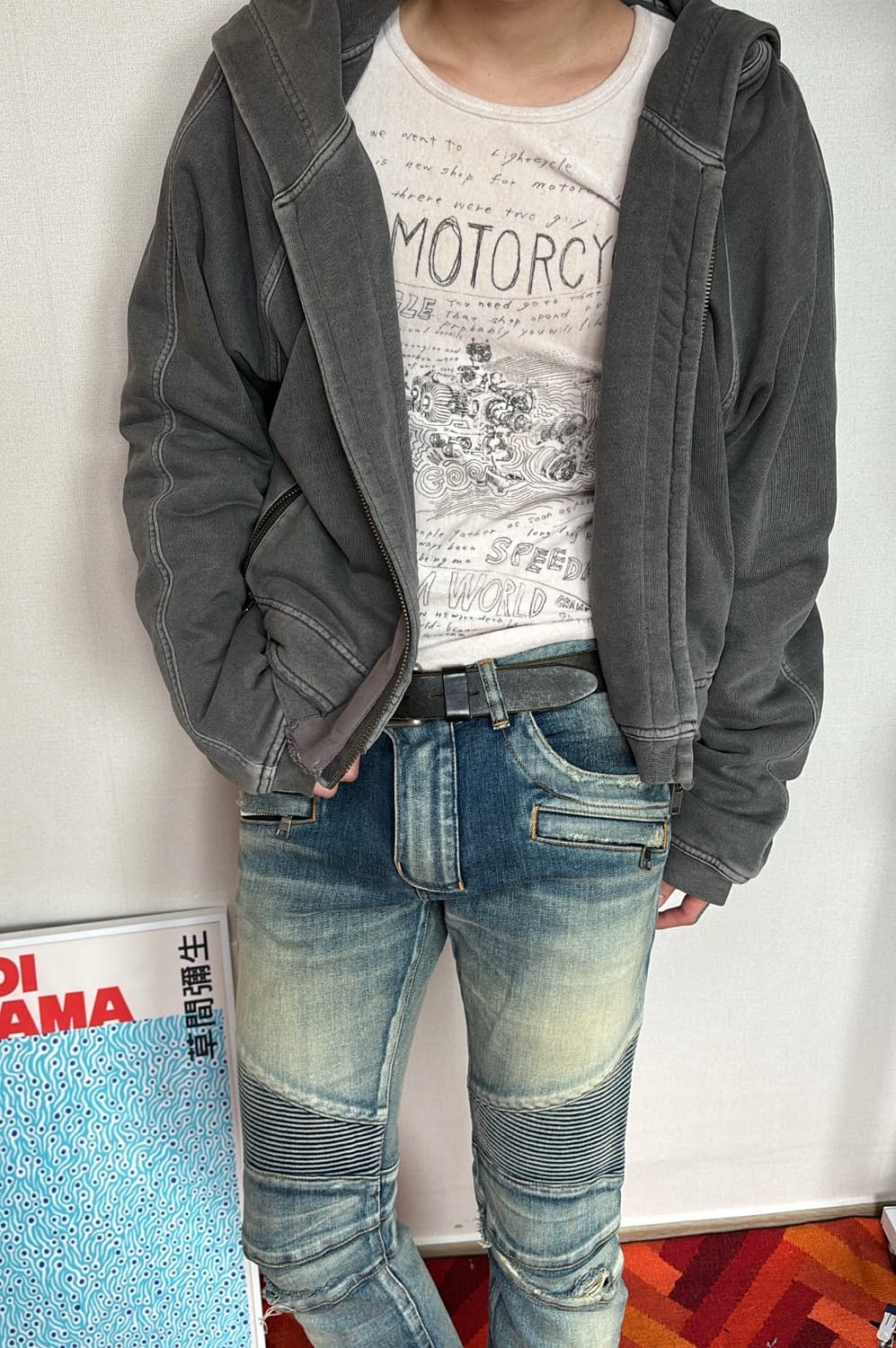 Motorcycle Sketch Longsleeve 상품이미지3