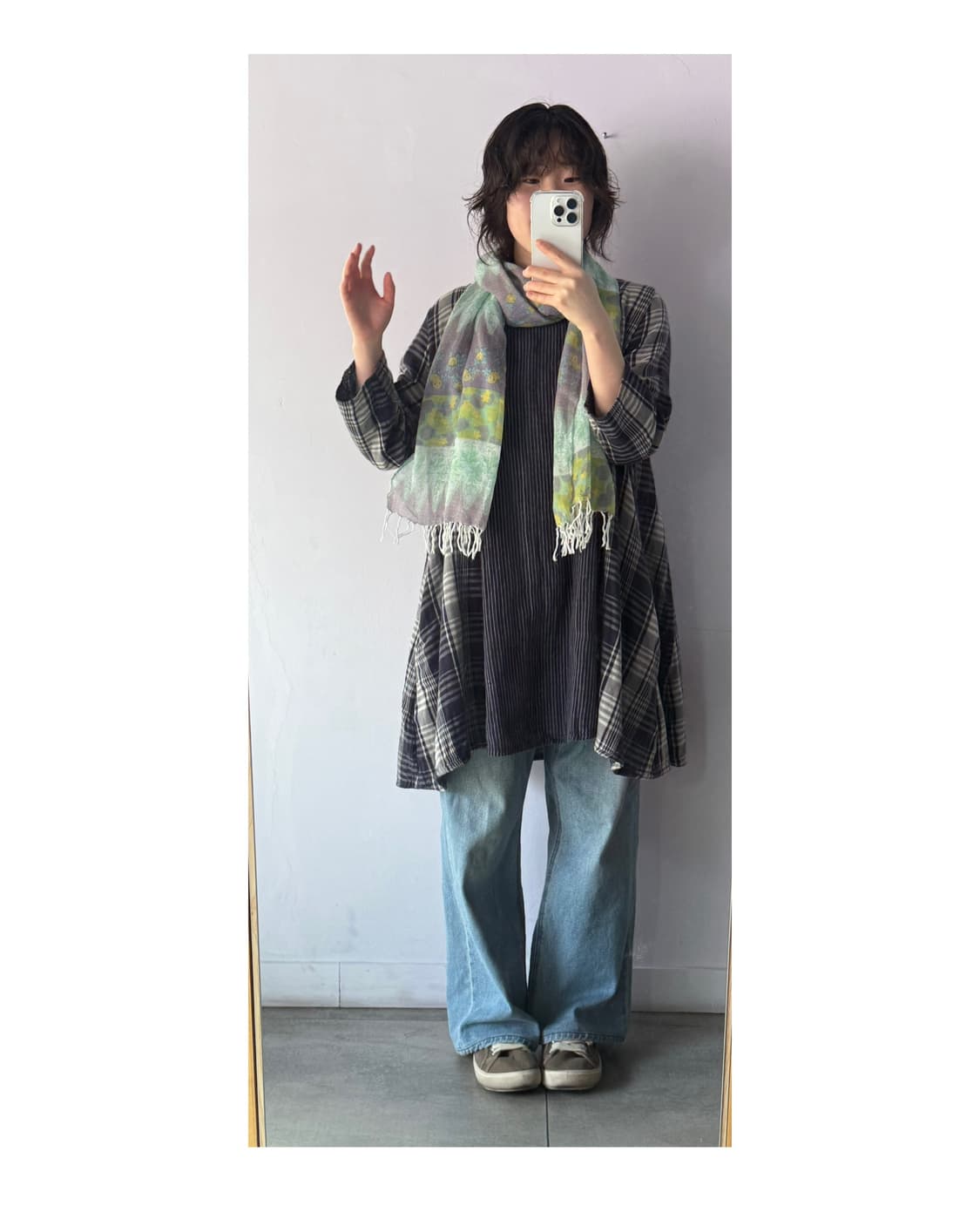 일본빈티지 봄 스카프 상품이미지3