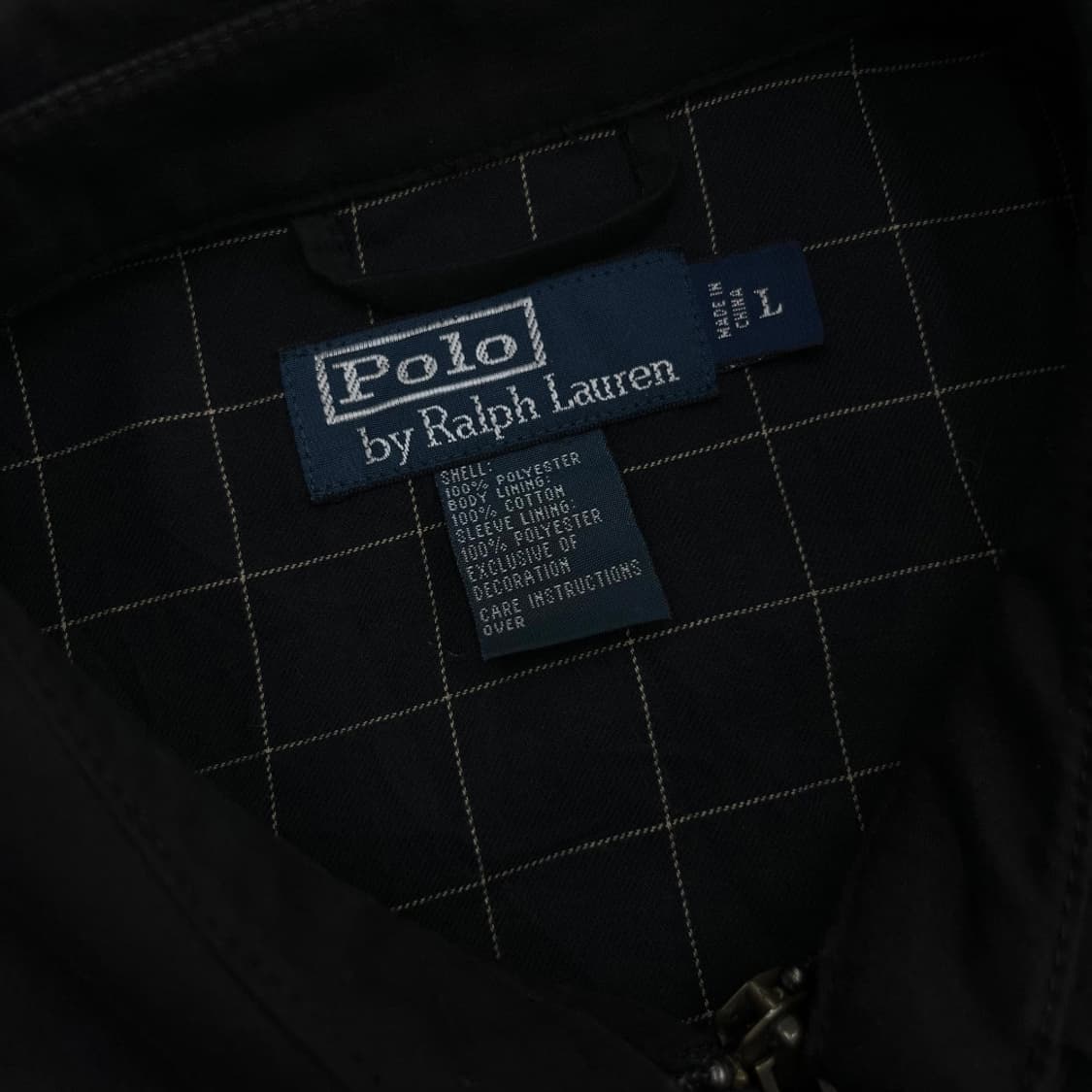 폴로 랄프로렌 베이지포니 블랙 카라 자켓 L 상품이미지5