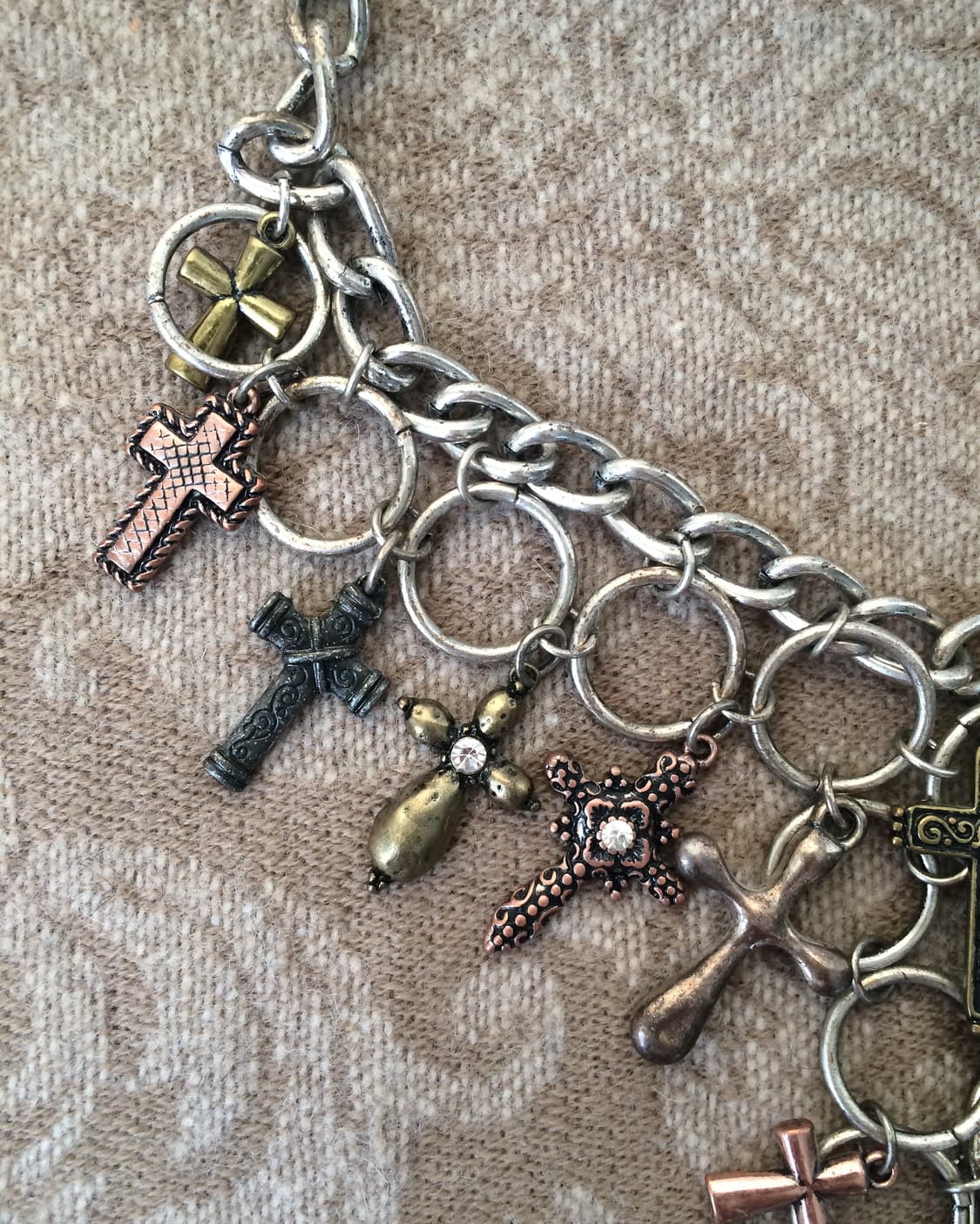cross layer chain necklace 상품이미지4