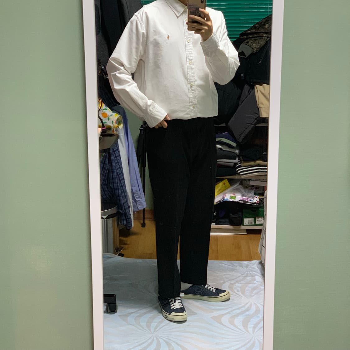 폴로 랄프로렌 화이트 셔츠 상품이미지3