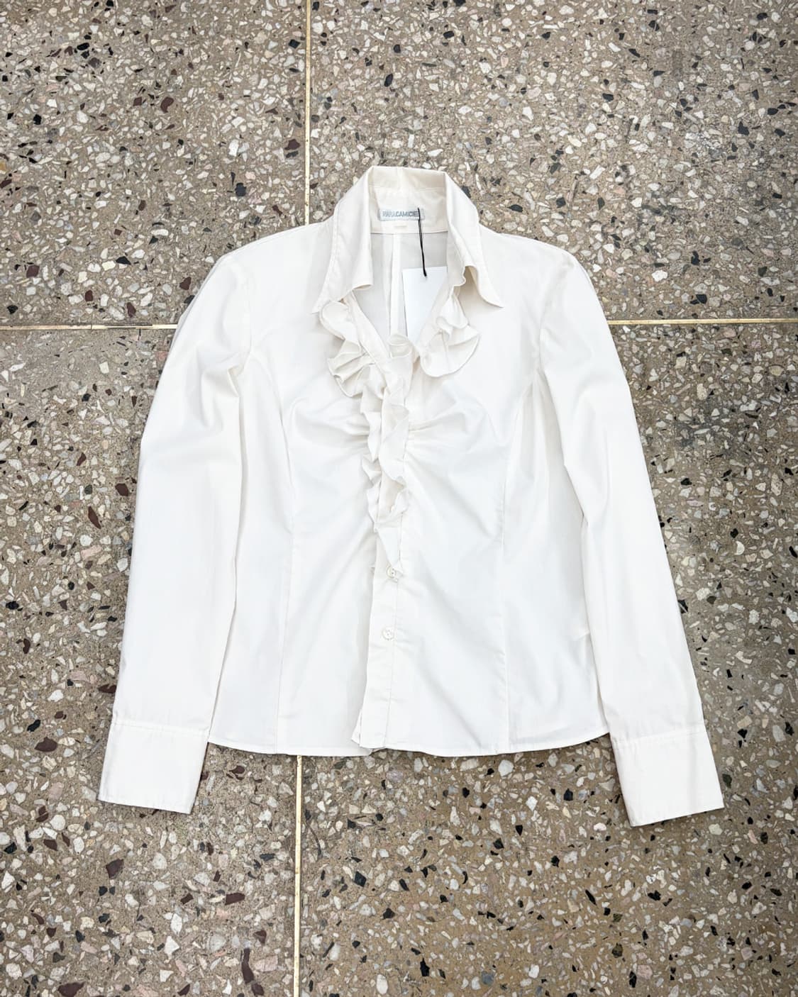 빈티지 러플 디테일 셔츠 상품이미지1