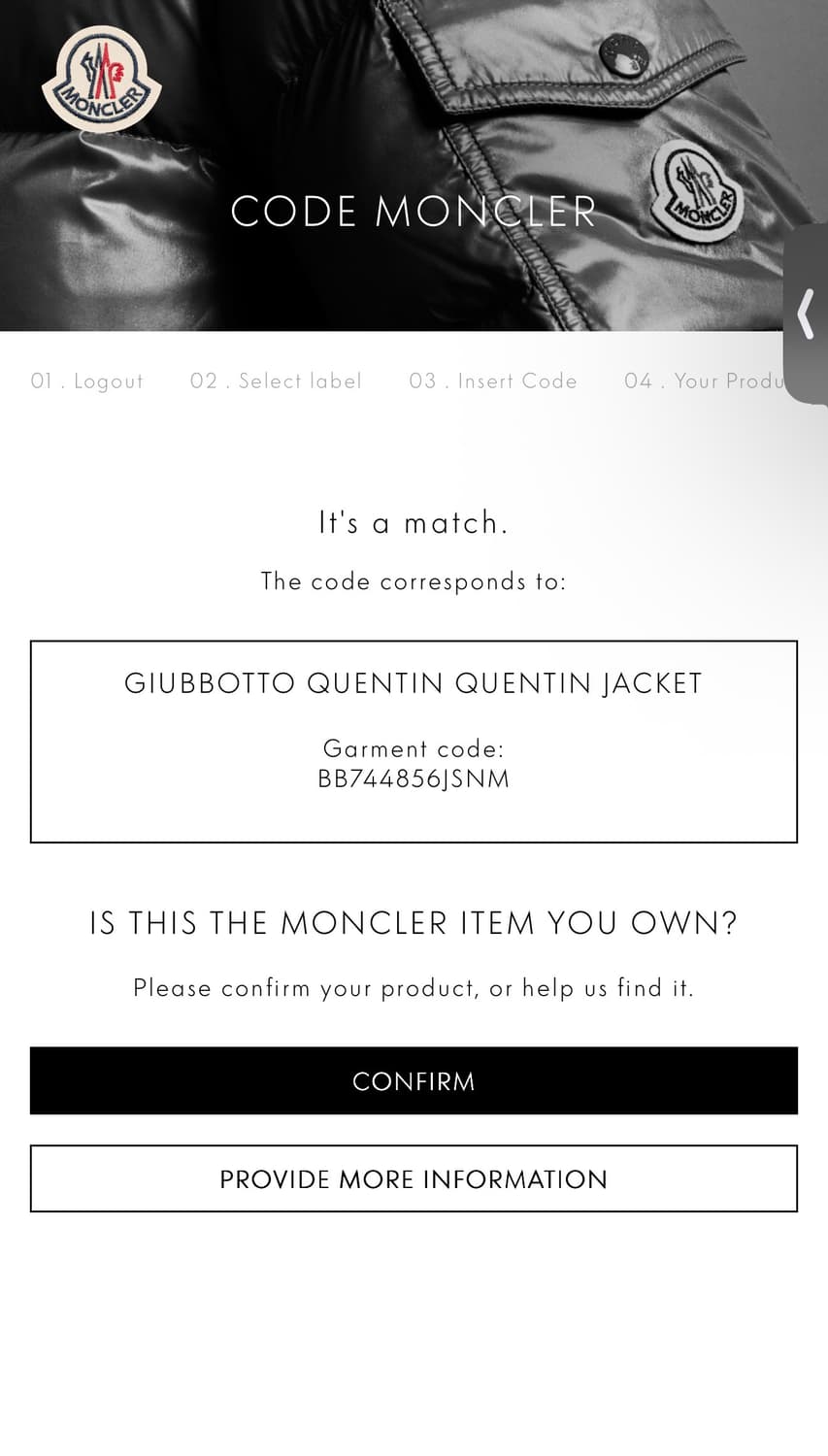 8Y/ 몽클레어 이중레이어 구스다운 후디패딩 상품이미지2