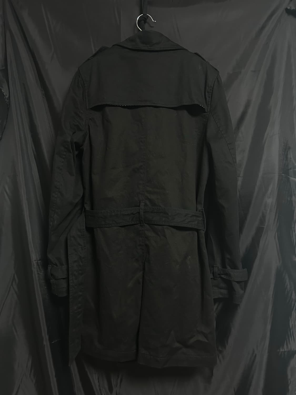 언더커버 블랙 더븧 트렌치 코트 상품이미지9