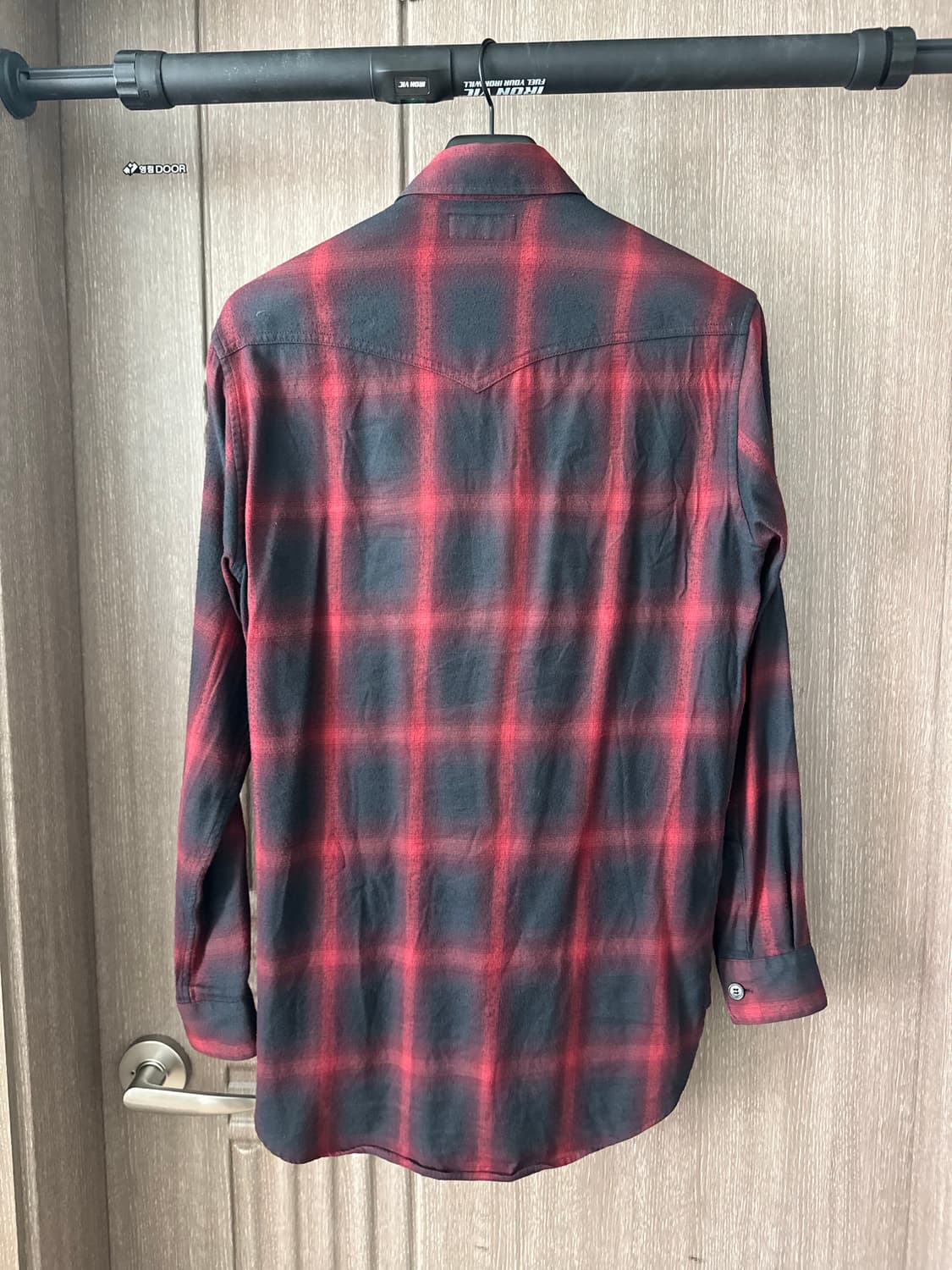 생로란 15시즌 에디슬리먼 웨스턴 체크셔츠 M 상품이미지2