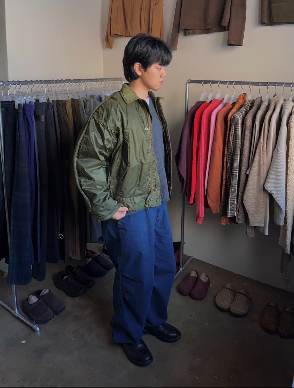 [M]62s 미군 오리지널 A-1 덱 자켓 항공 점퍼 상품이미지9