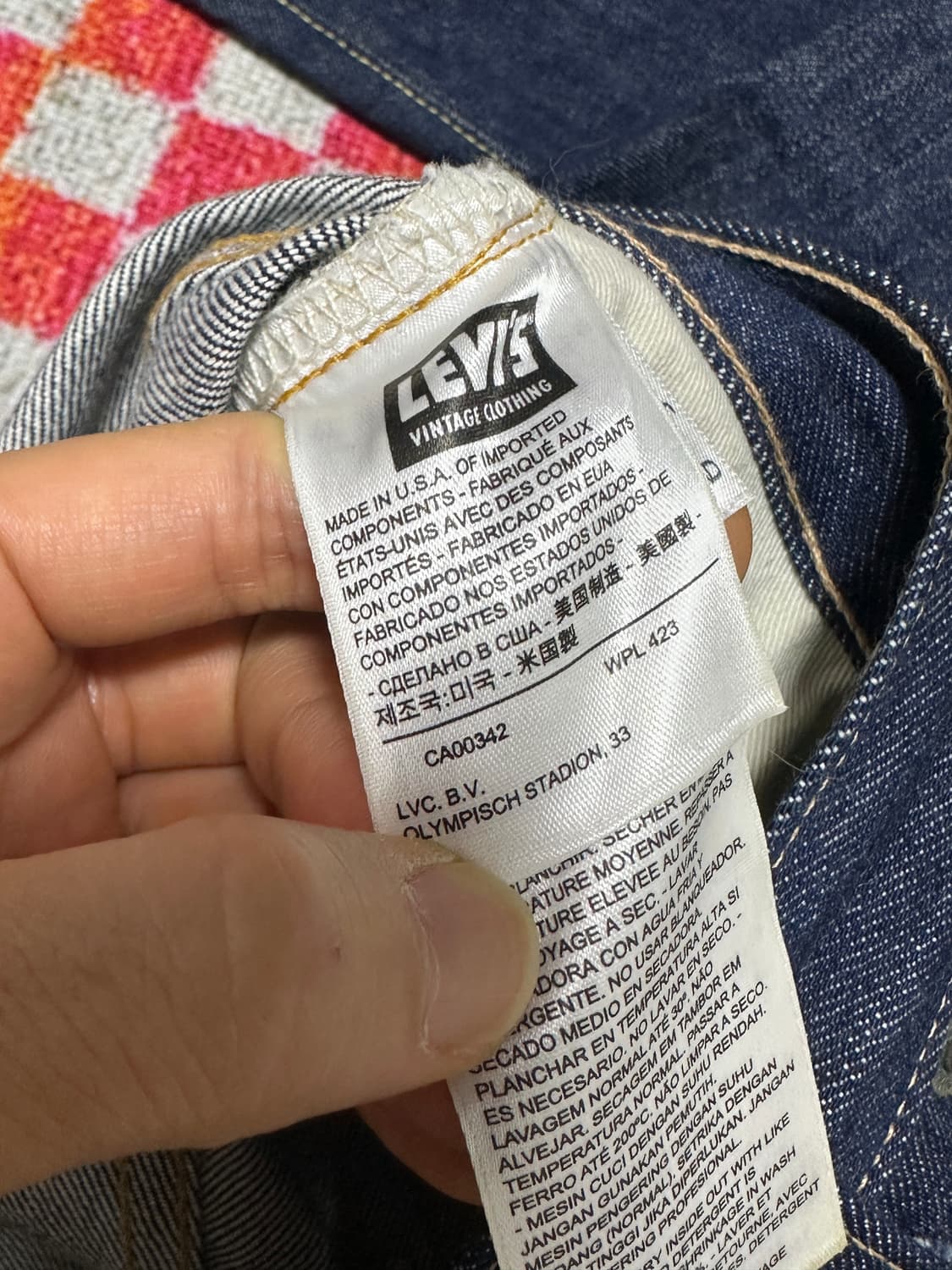 (새상품) LVC 66501 리지드 31x34 USA메이드 콘밀 상품이미지4