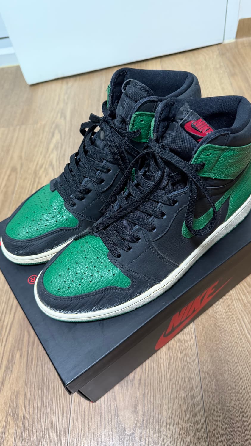 조던 1 레트로 하이 파인 그린 블랙 상품이미지9