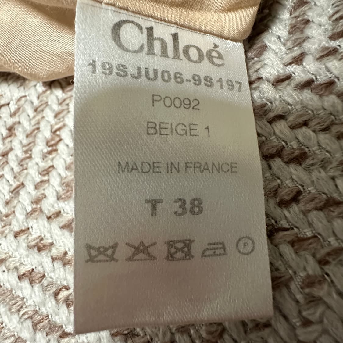 CHLOE france made skirt beige 상품이미지4