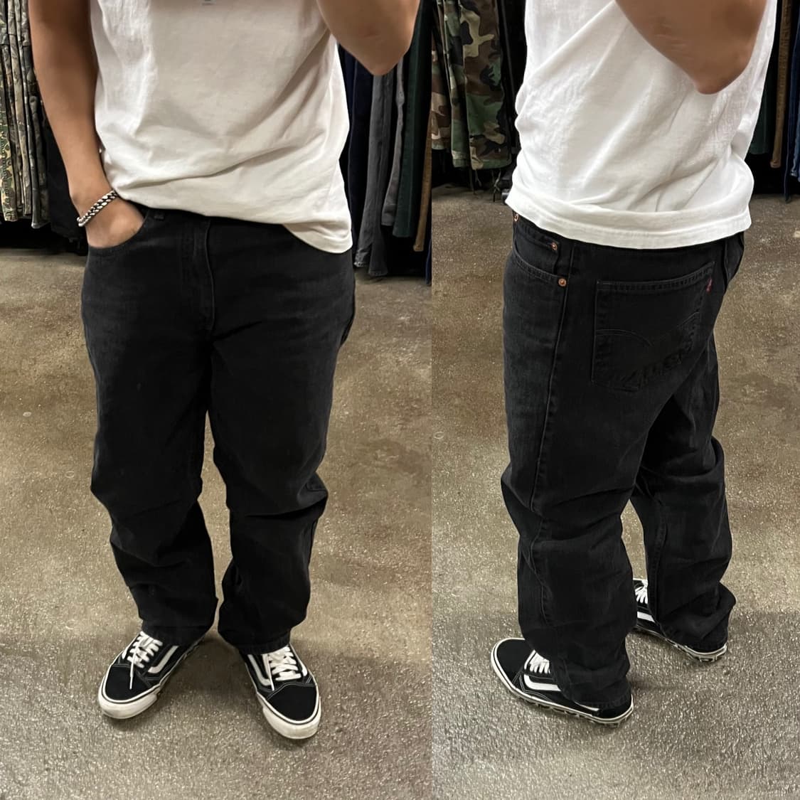 00s Levis550 블랙진 (31“) 상품이미지1