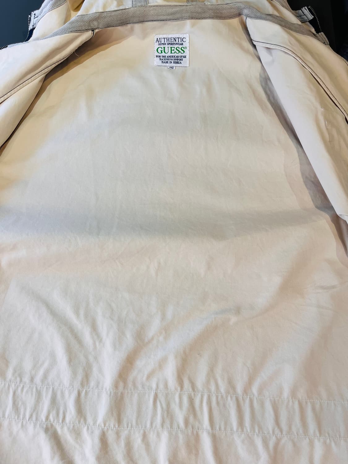 게스 진스 후드 집업 자켓 (한국제) 상품이미지8