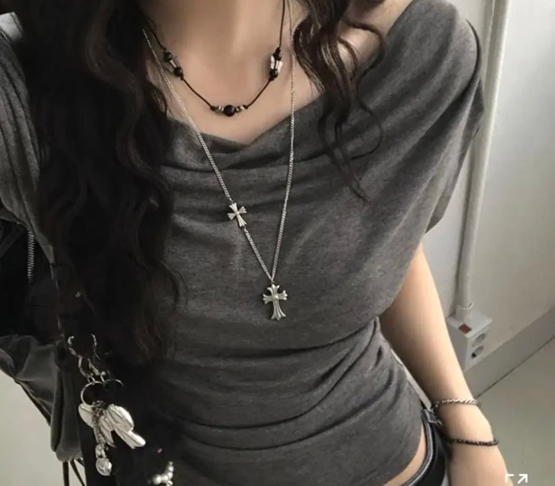 드레이핑 드레이프 반팔티 상품이미지2