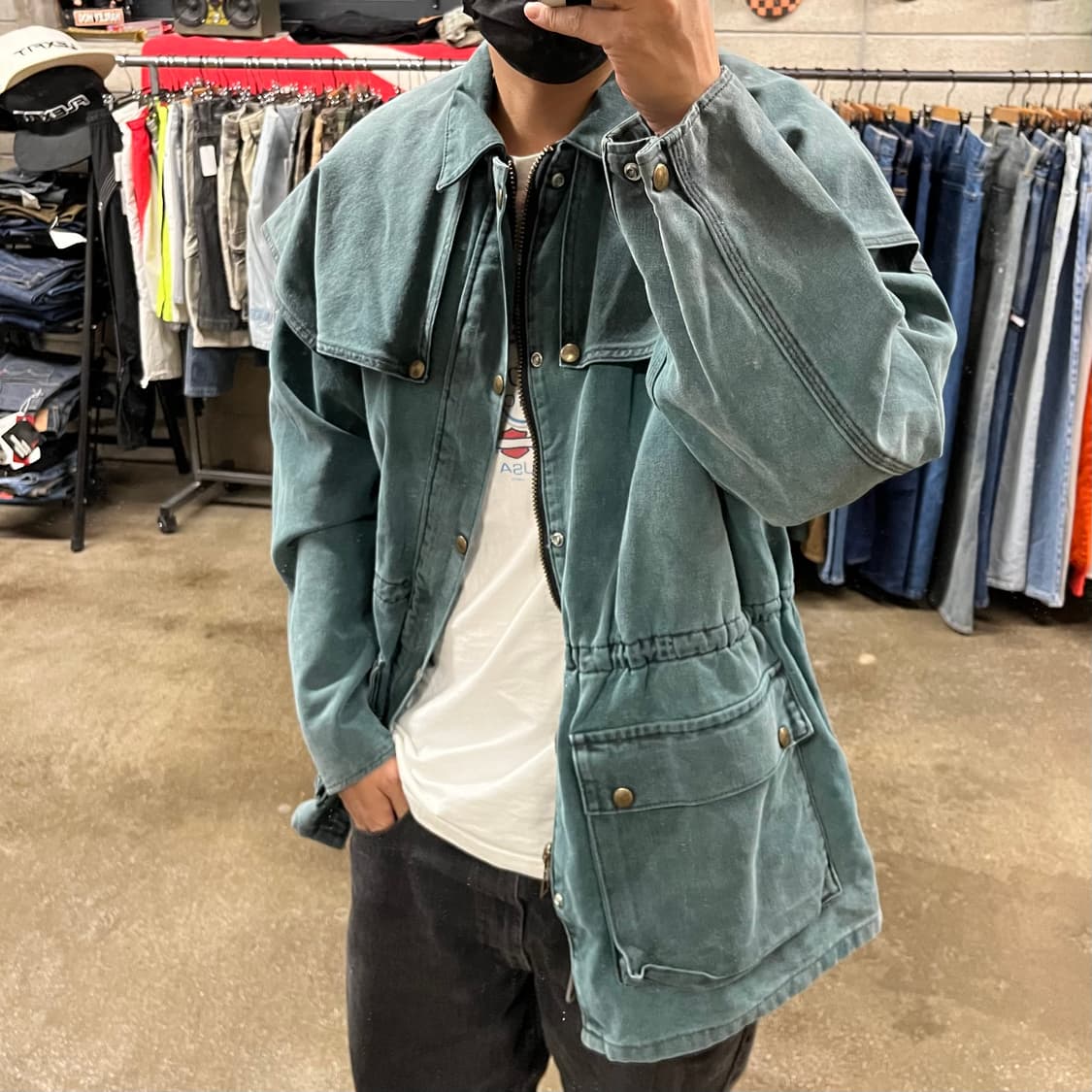 90s Carhartt 덕 케이프 코트 (105-110) 상품이미지9