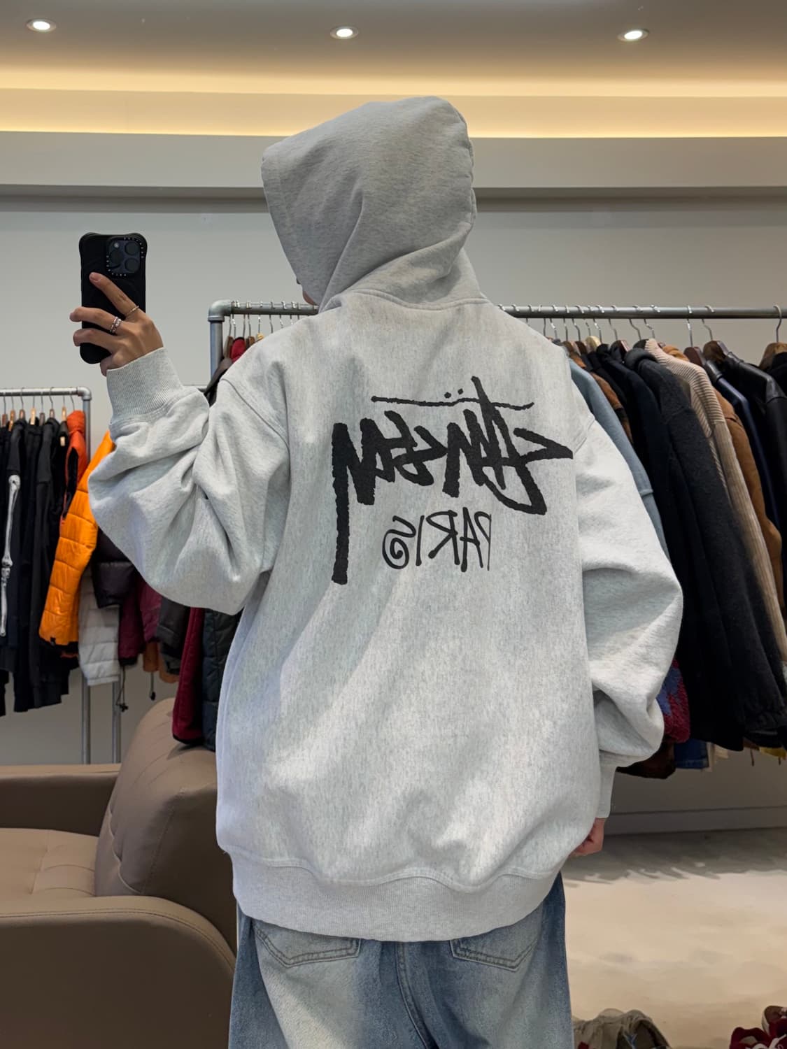 스투시 파리 후드티 상품이미지7