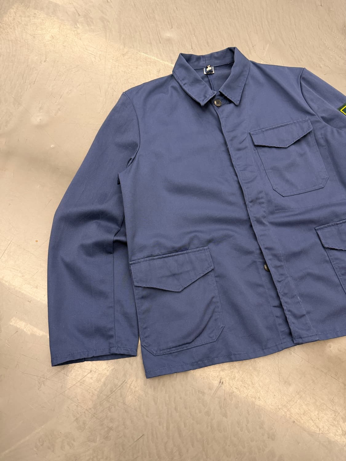 OLD EURO WASHED NAVY WORK 유로피안 프렌치워크자켓 상품이미지4