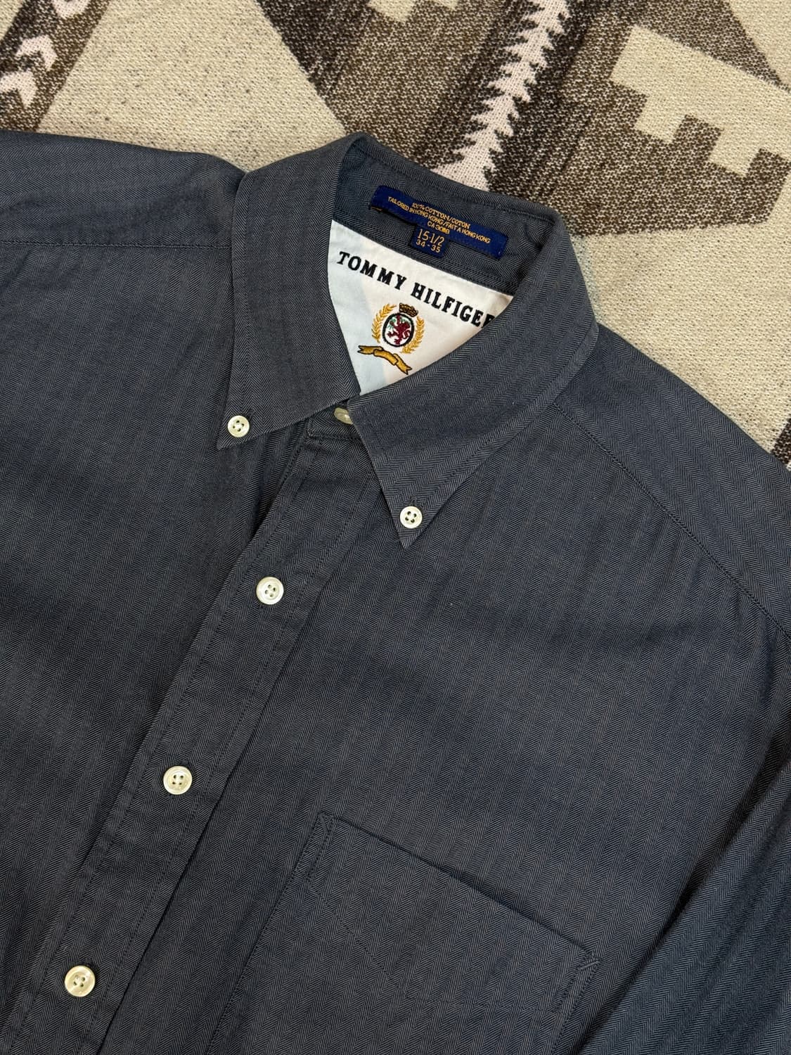 타미힐피거 헤링본 셔츠 상품이미지3