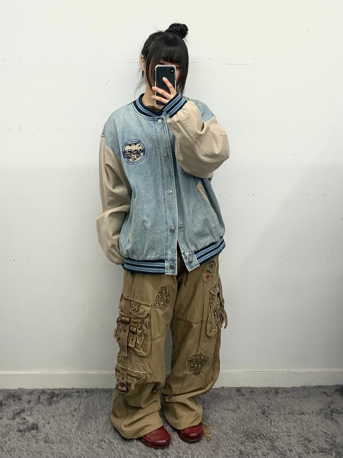 90s 데님 스타디움 자켓 상품이미지2