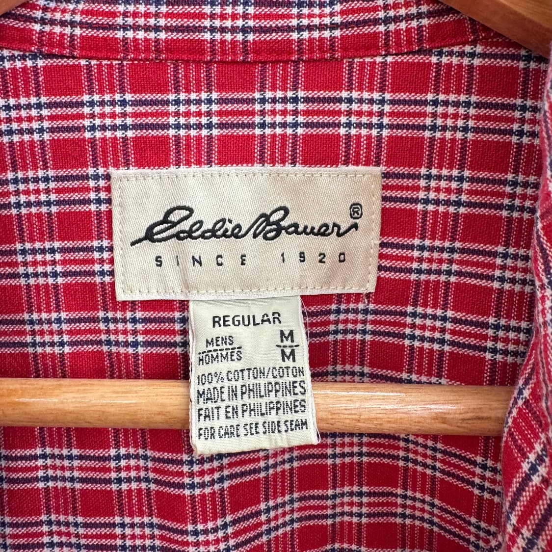 90s 에디바우어 버튼다운 체크 셔츠 (2XL)  상품이미지4