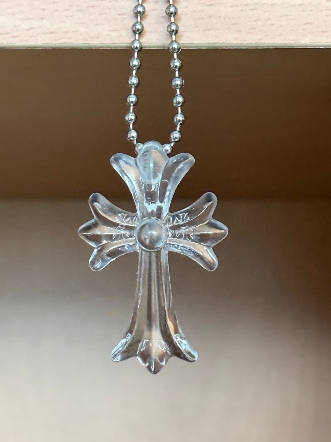 크롬하츠 크로스 클리어 목걸이 상품이미지4