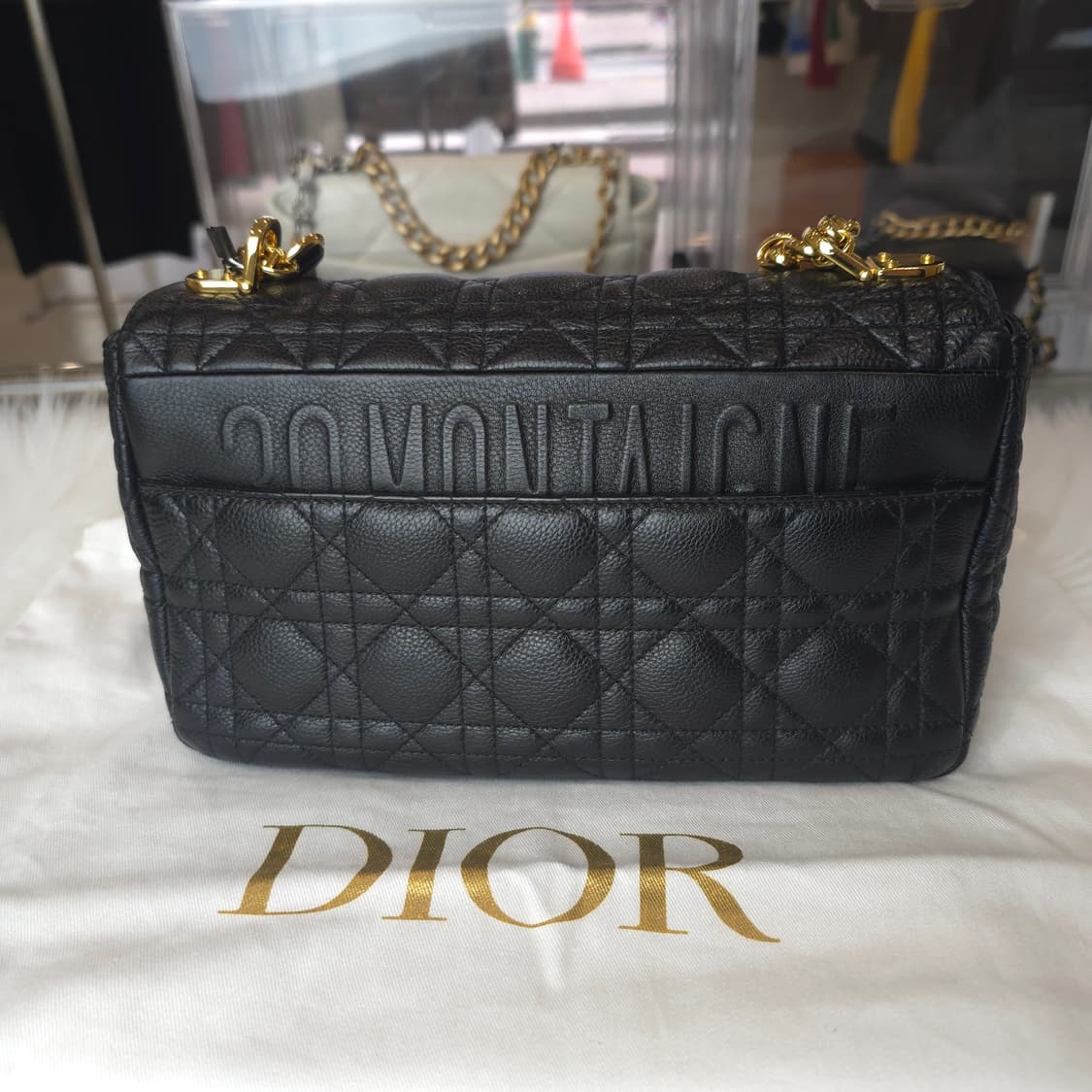 [정품/중고] 디올 까로 미디엄 백 상품이미지3