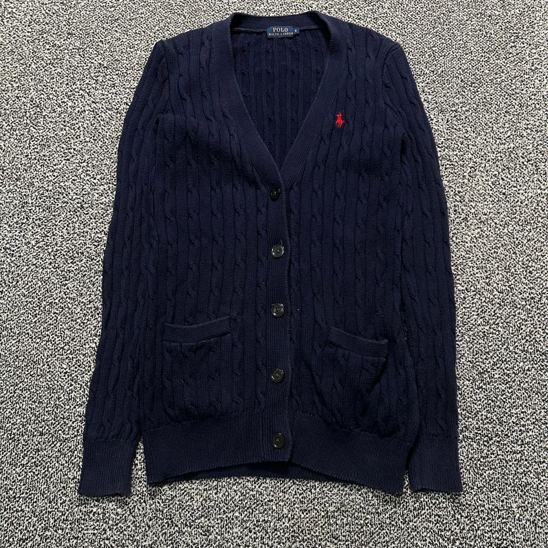폴로 랄프로렌 여성 네이비 가디건 상품이미지1