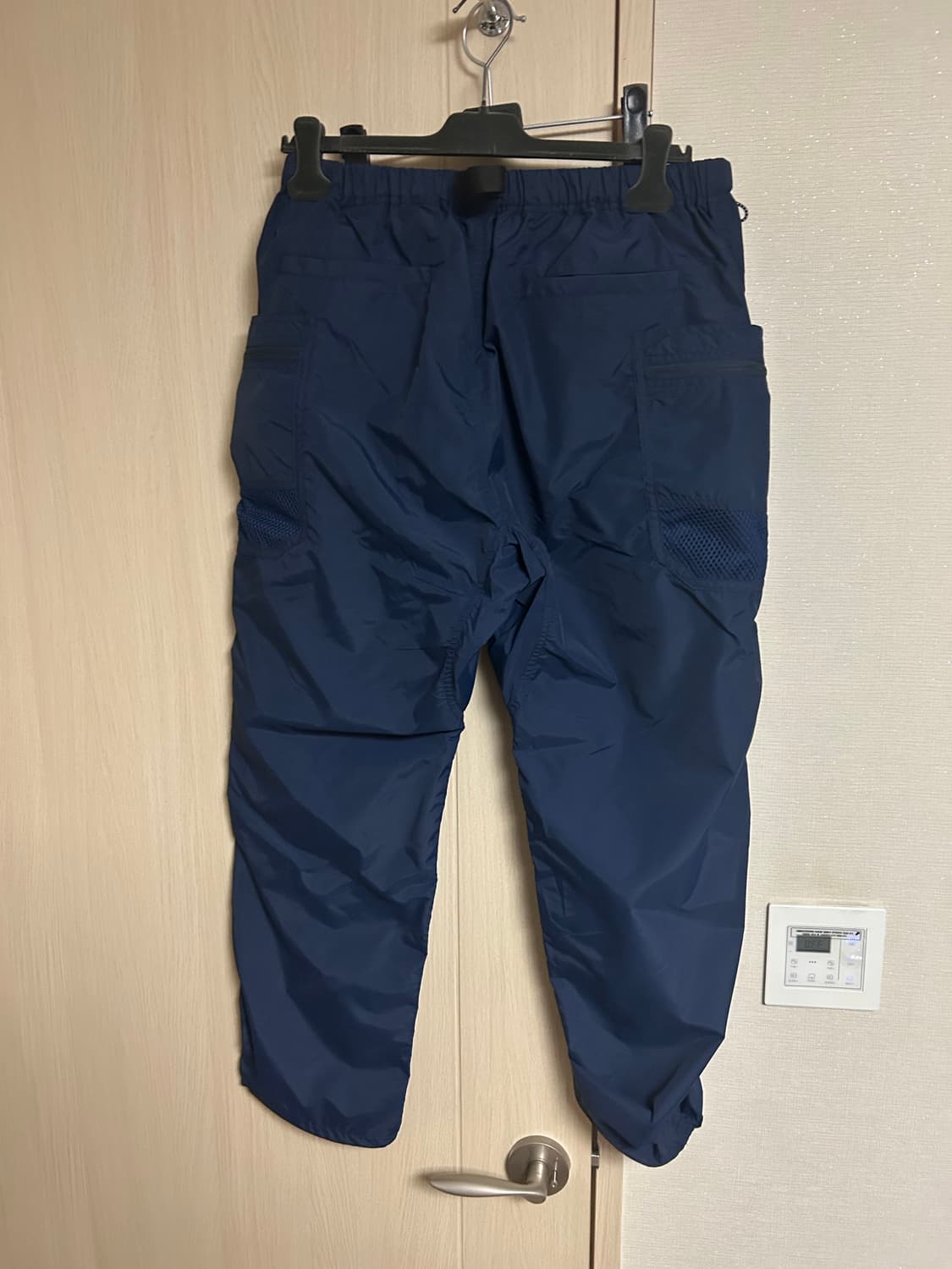 BEAMS 빔즈 나일론 워크 팬츠 네이비 L 상품이미지2