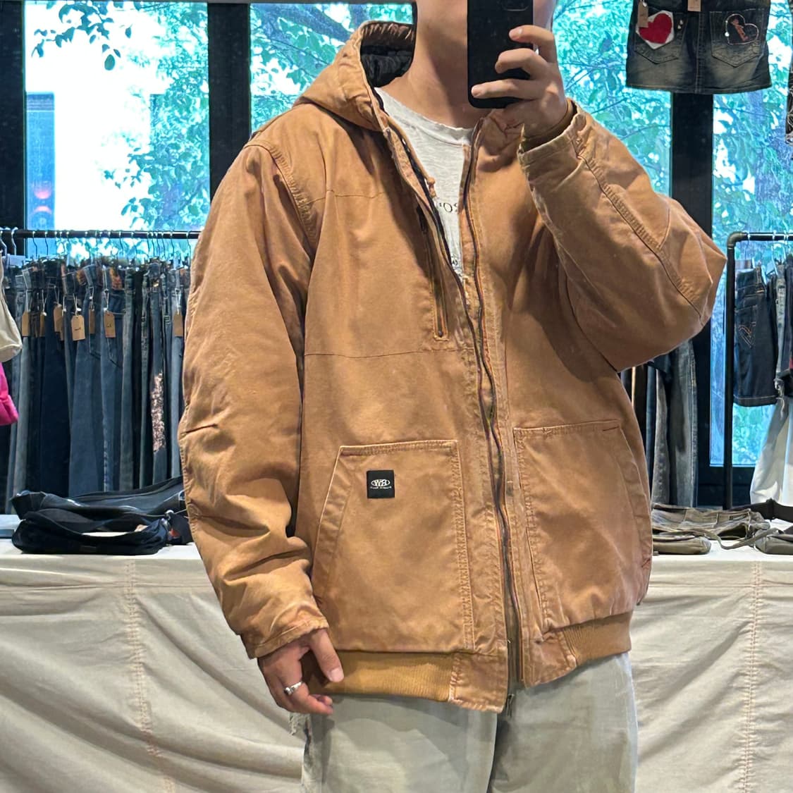 XXL) RW USA 워크웨어 덕 캔버스 액티브 워크 자켓 상품이미지10