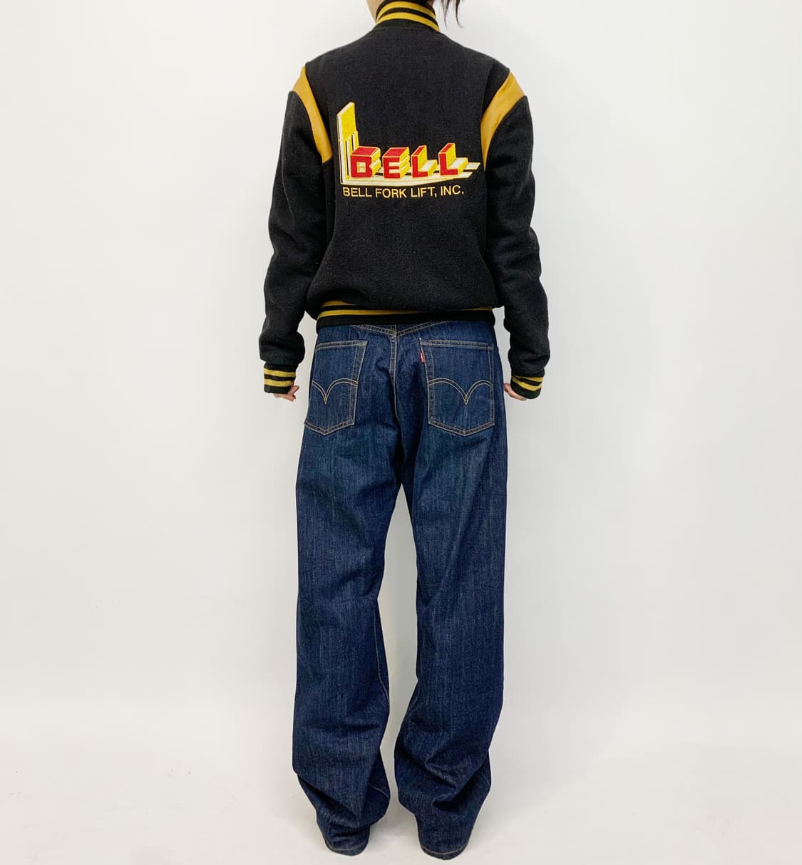  90's GAME made in u.s.a 바시티 자켓 상품이미지3