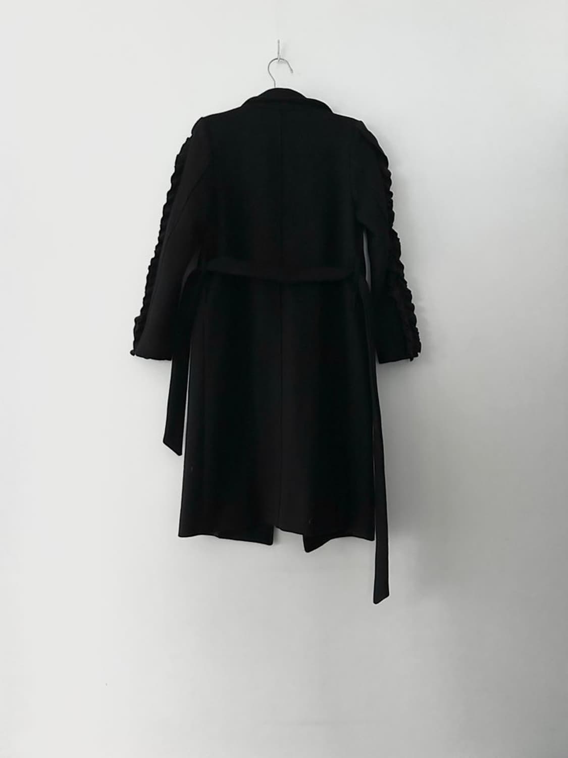 Wave frill tailor coat / black 상품이미지4