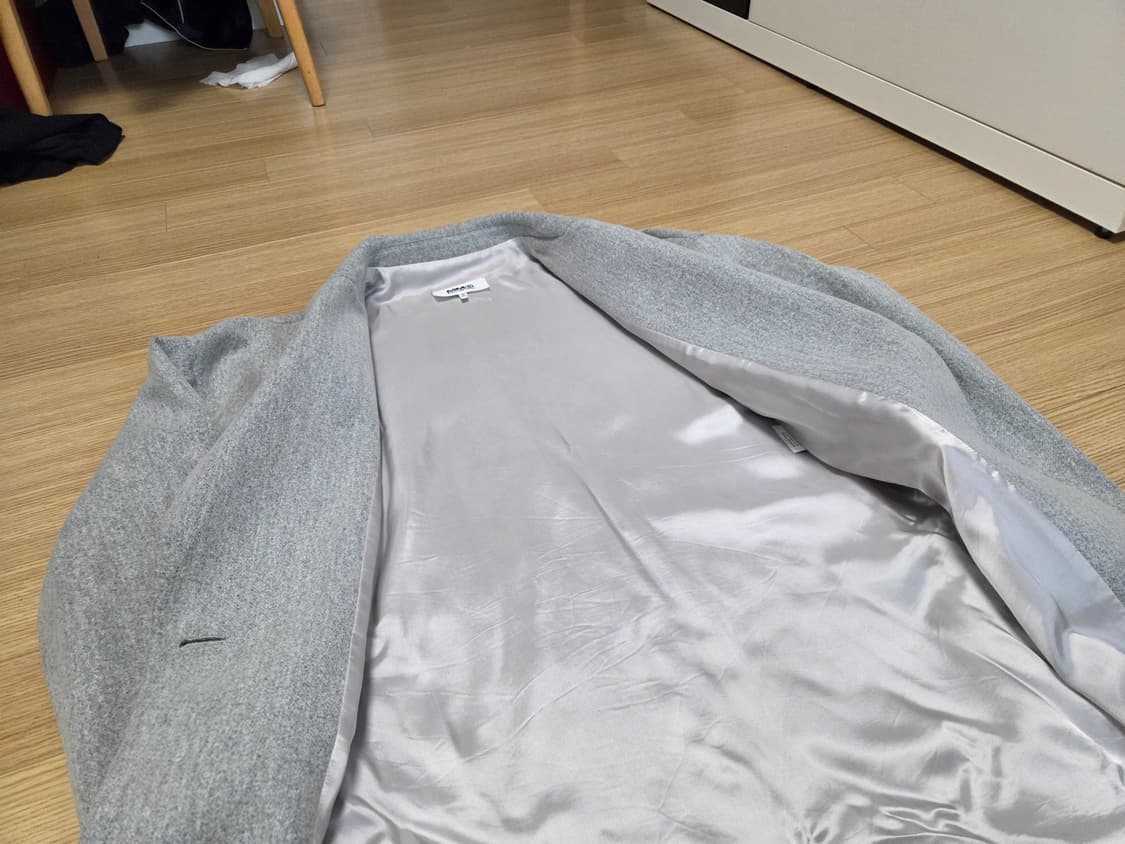 MM6 메종 마르지엘라 그레이 울 오버핏 코트 자켓 상품이미지4