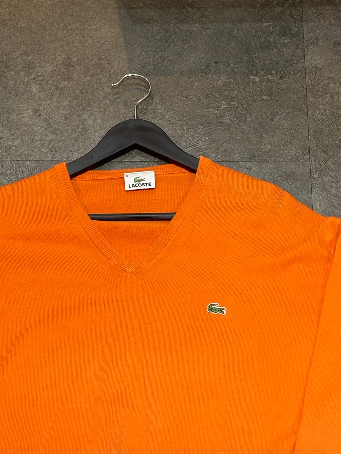 라코스테 브이넥 니트 8사이즈 상품이미지4