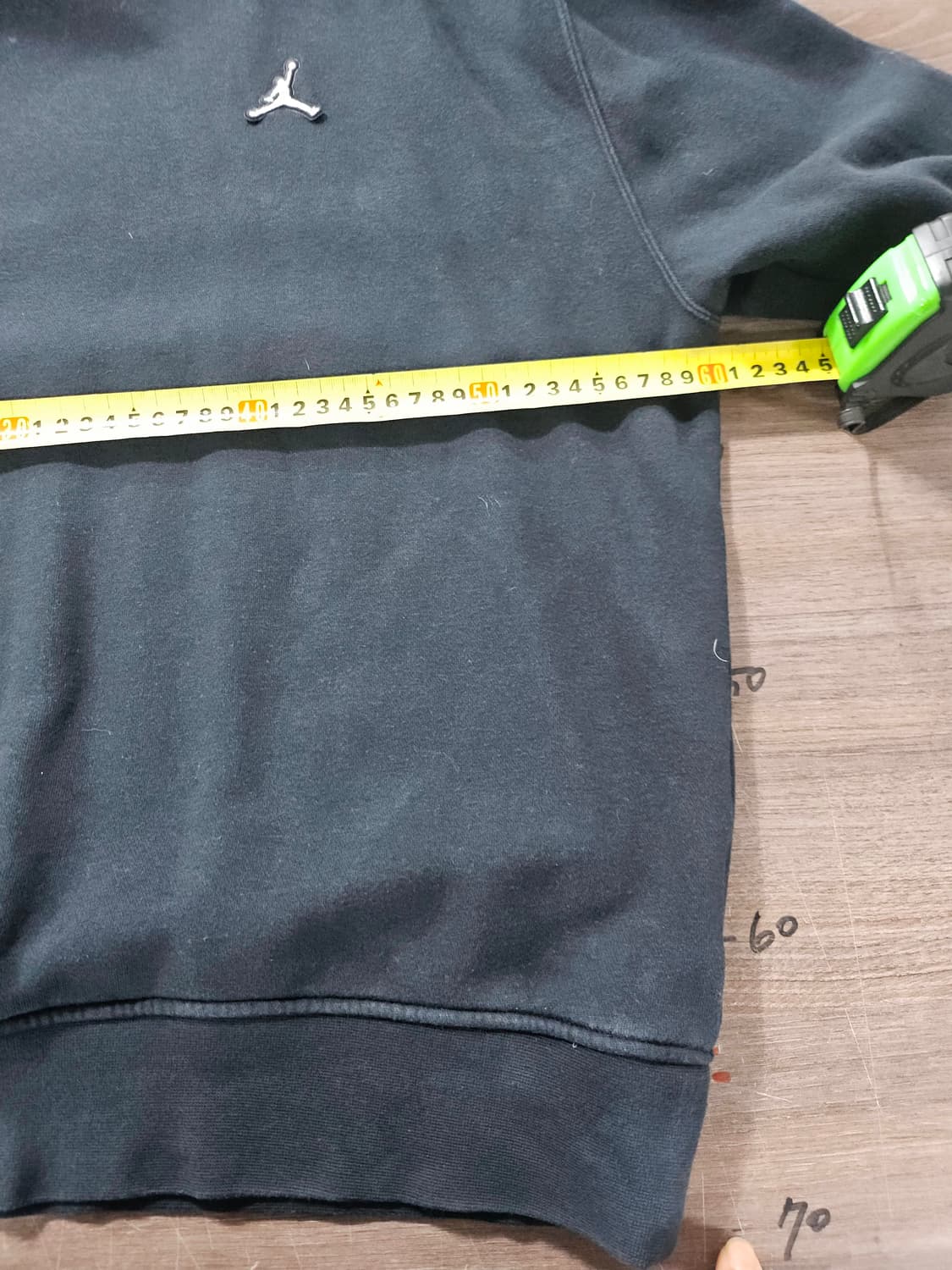 조던 점프맨 블랙 맨투맨 티셔츠 XL 상품이미지3