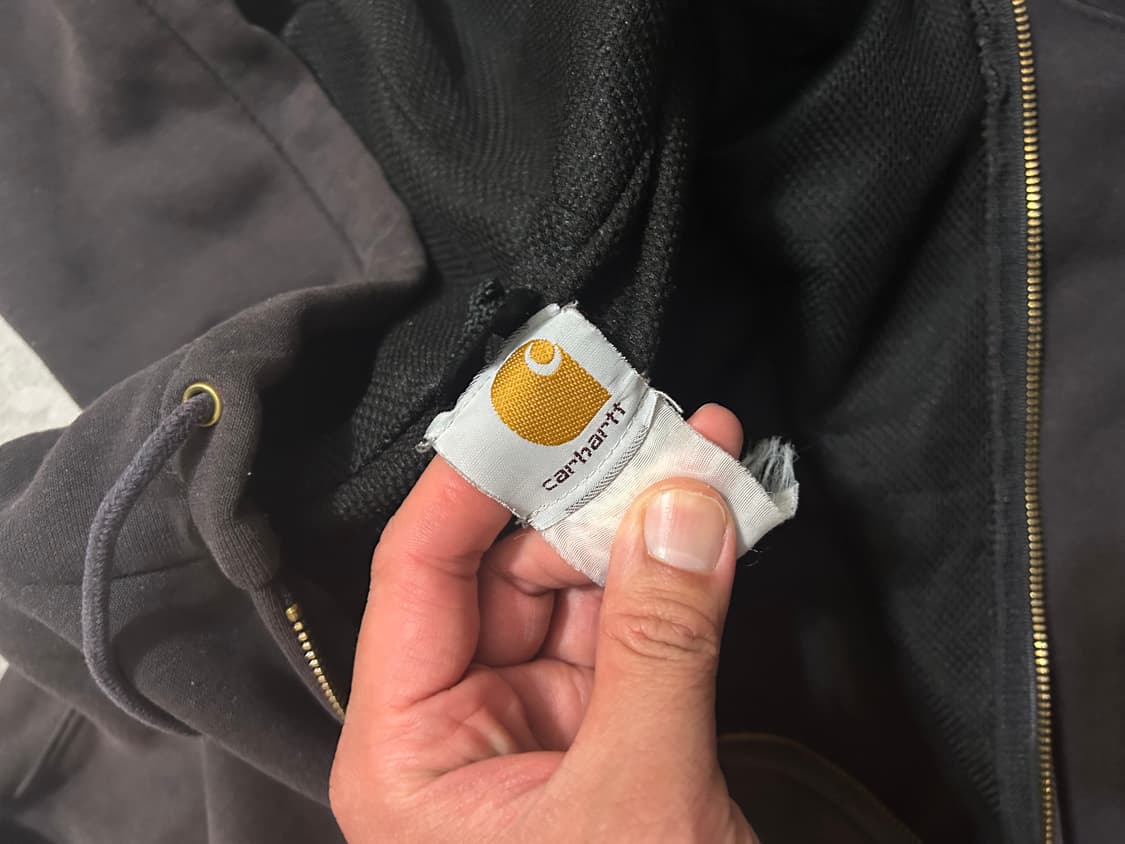 00s  칼하트  차콜  USA  빈티지  써멀 후드 집업 자켓  100 상품이미지5