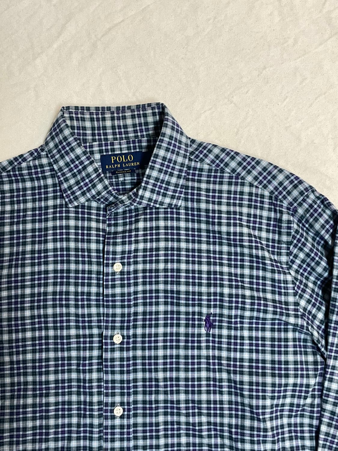 폴로 체크 셔츠  상품이미지2