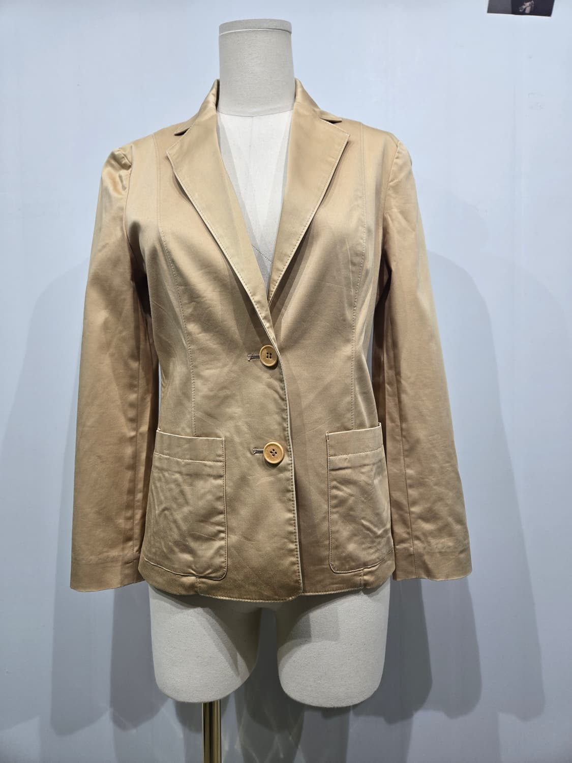 버버리 베이지 여성 자켓 블레이저 상품이미지1