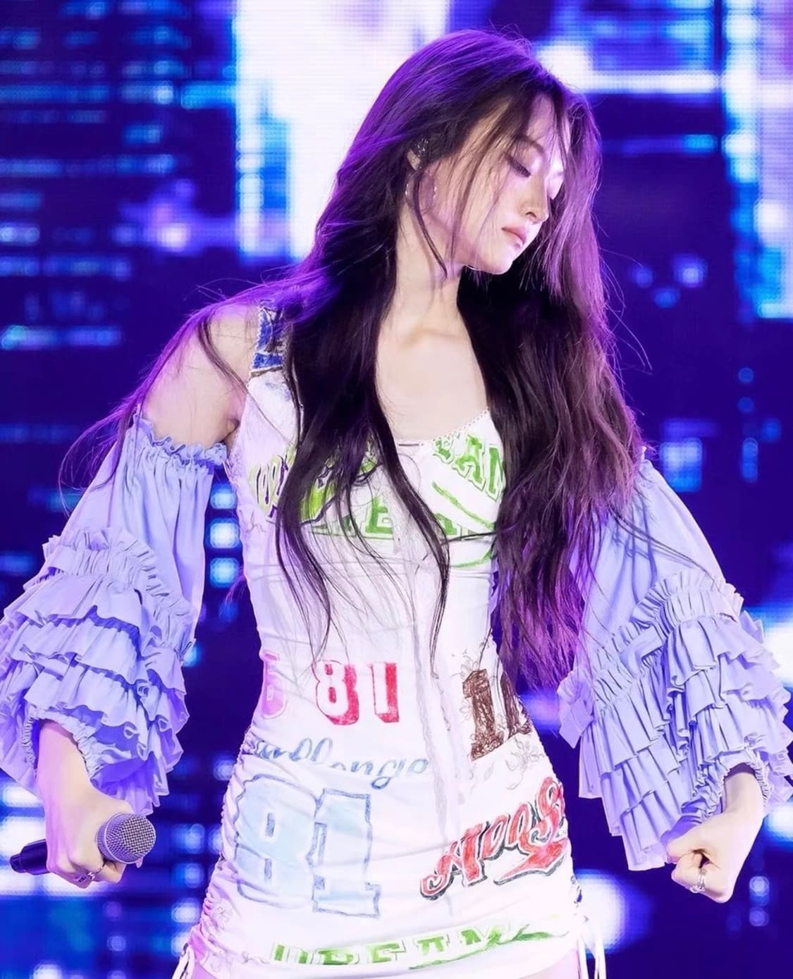 NEW 꼼데가르송 걸 프릴 리본 토시 F 상품이미지2