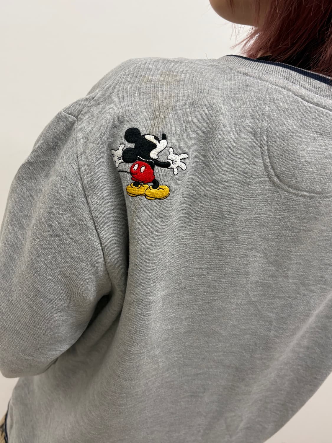 Disney미키 자수 맨투맨 상품이미지3