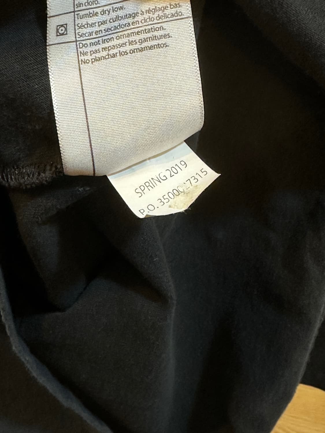 칼하트 스펠아웃 로고 반팔 티셔츠 블랙 M 상품이미지5