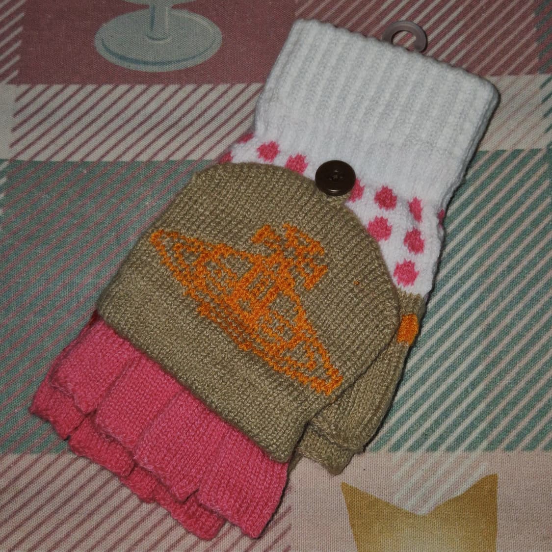 비비안웨스트우드 핑거리스&벙어리 울 장갑 상품이미지10