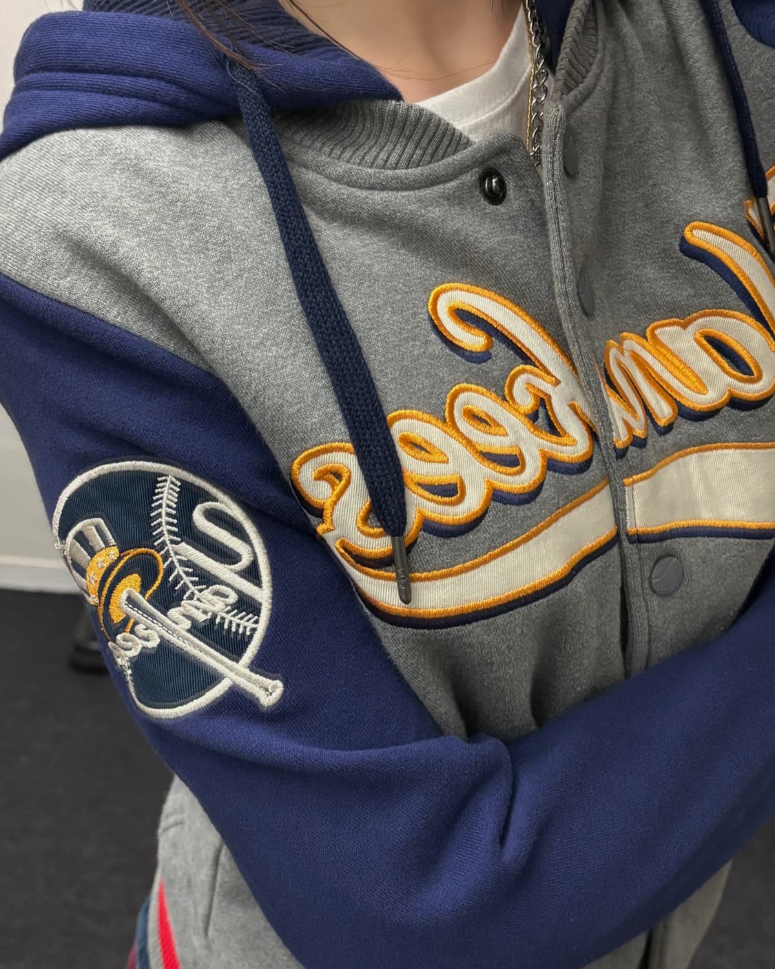 MLB 00s 뉴욕 양키즈 스타디움 네이비 자켓 상품이미지3