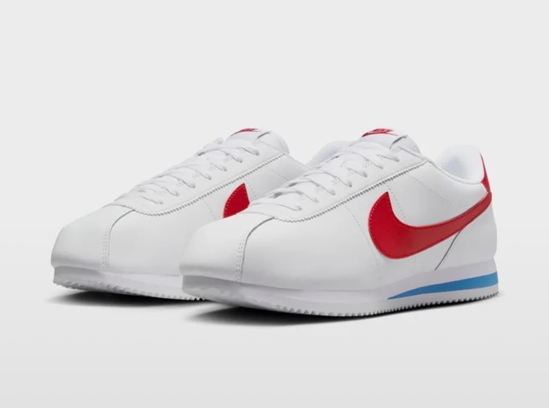 나이키 우먼스 코르테즈 화이트바시티레드 신품 상품이미지1