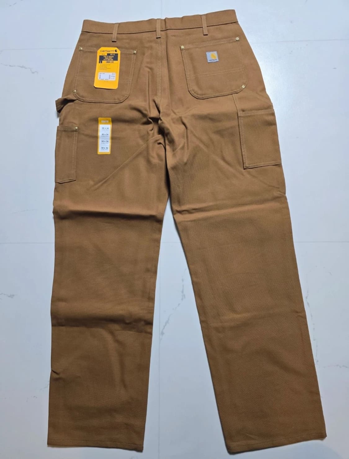 칼하트 더블니 B-01 브라운 38X34 상품이미지2