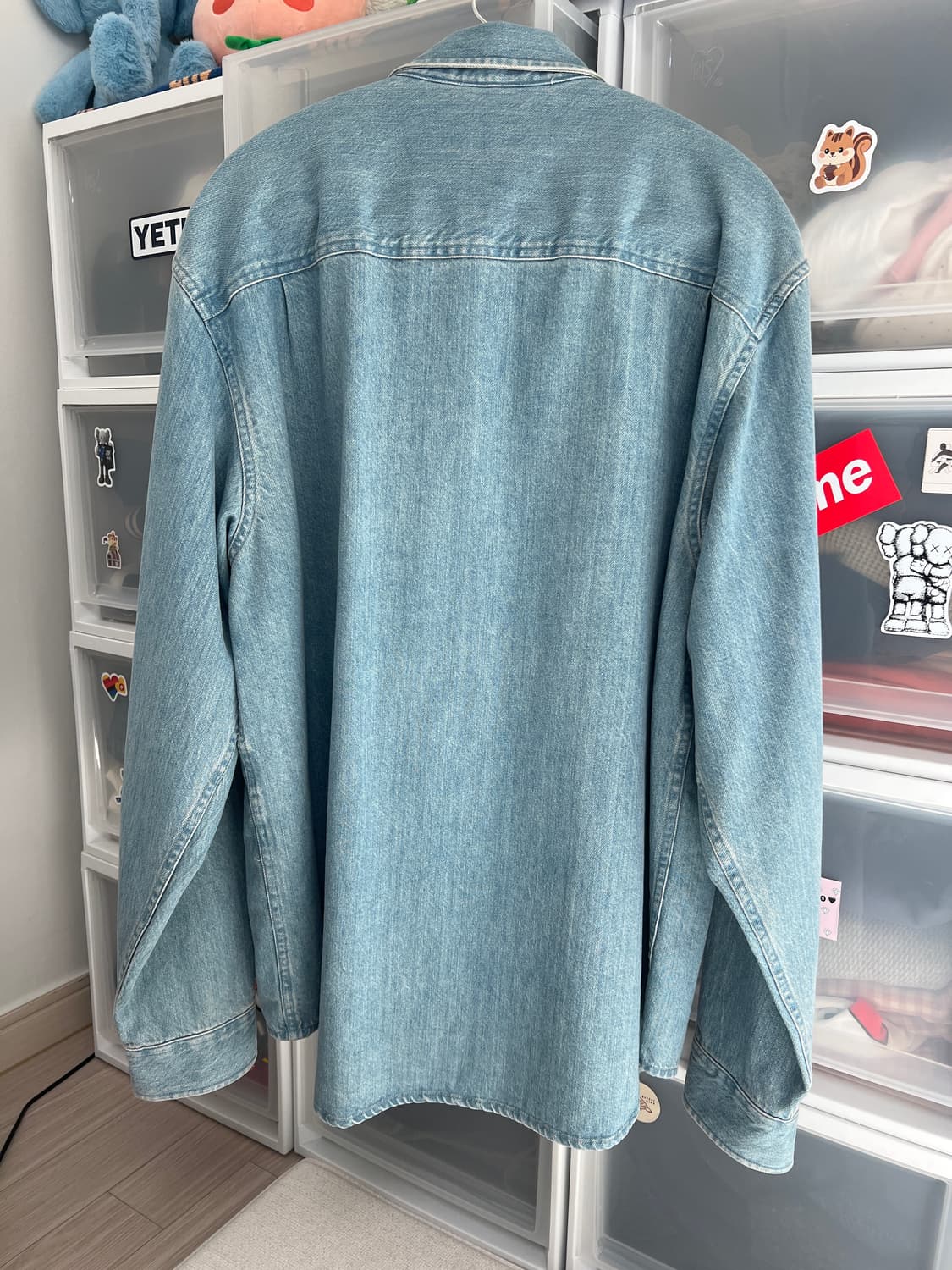 슈프림 데님 셔츠 자켓 L사이즈 상품이미지2