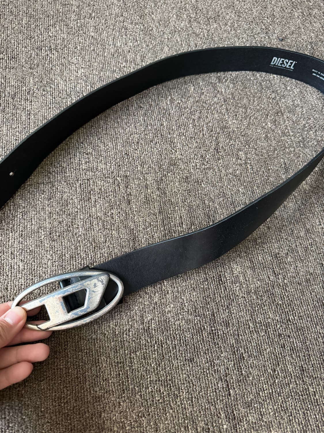 디젤 D로고 벨트 상품이미지1