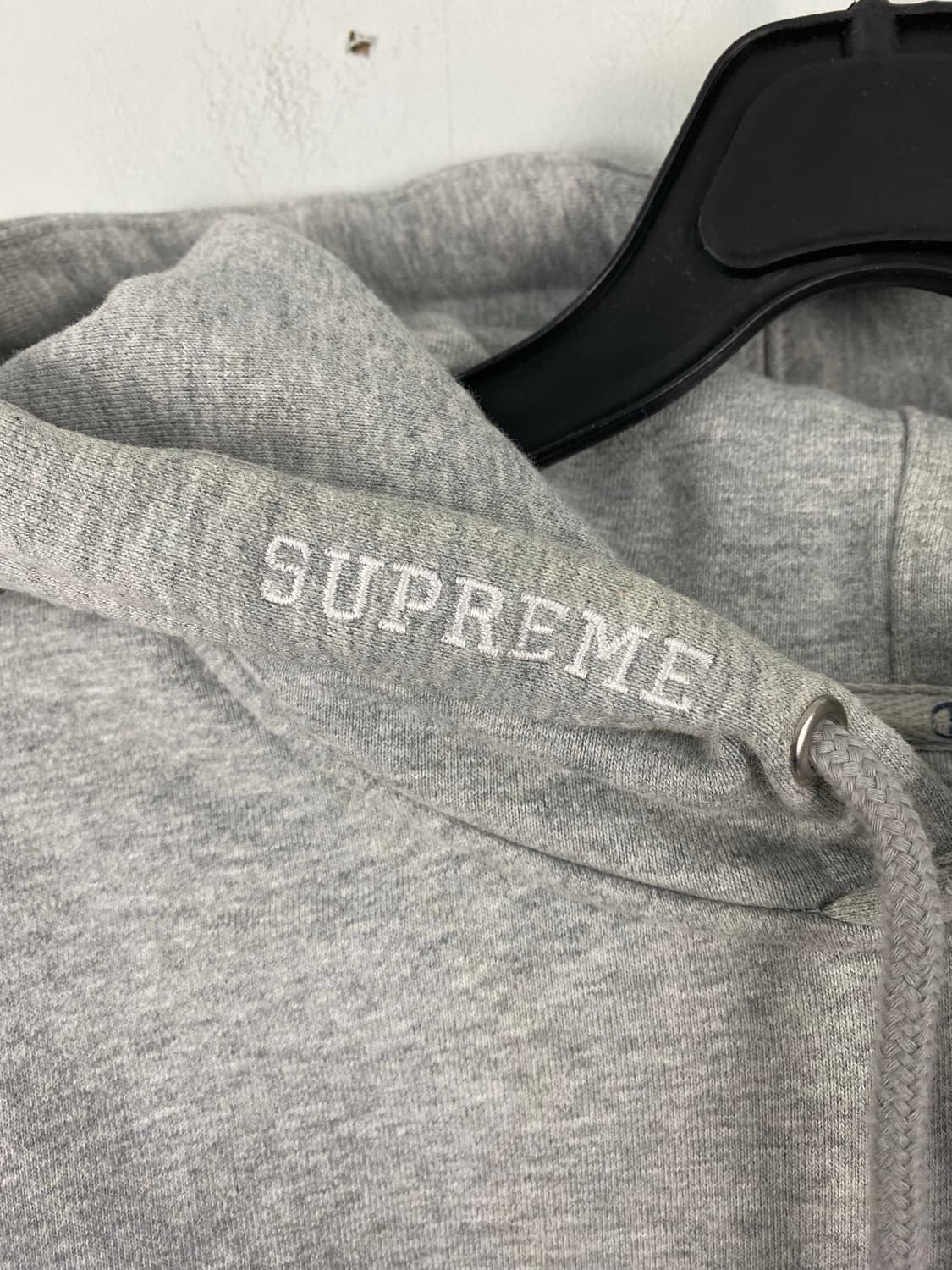 슈프림 x 챔피온 그레이 후드티 S <648> 상품이미지4