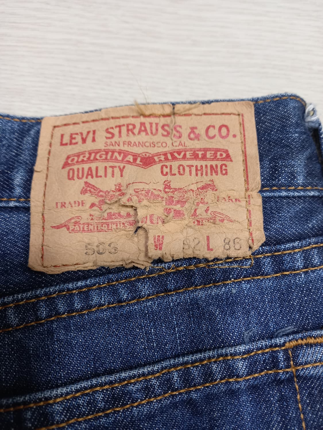 36 00's 리바이스505 Kor 슬림일자진 36-438 상품이미지5