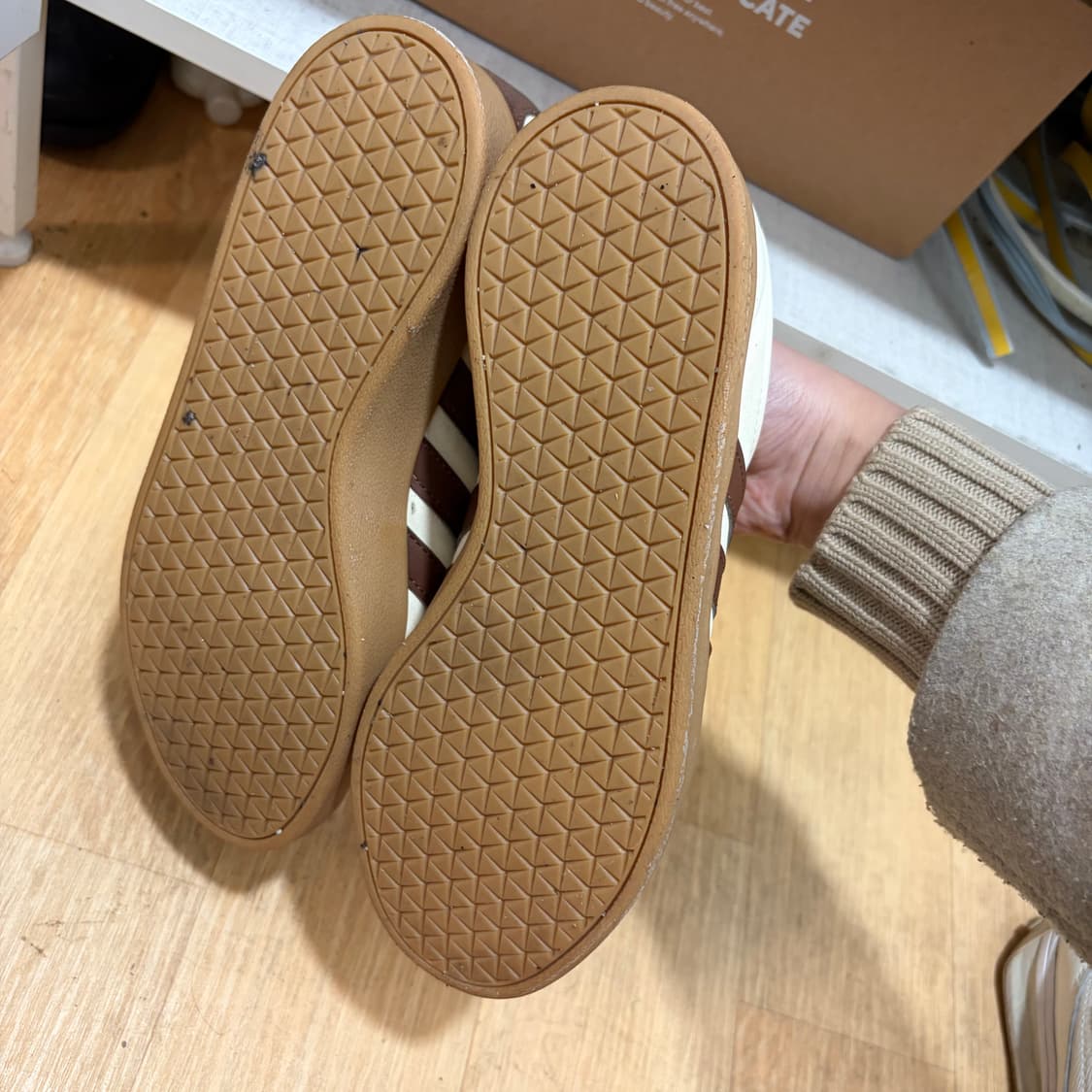 아디다스 VL 2.0 크림브라운 235 상품이미지6